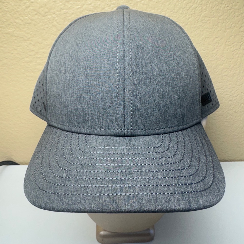 Melin Hydro A-Game Heather Charcoal Grey Snapback Hat OSM New breathable